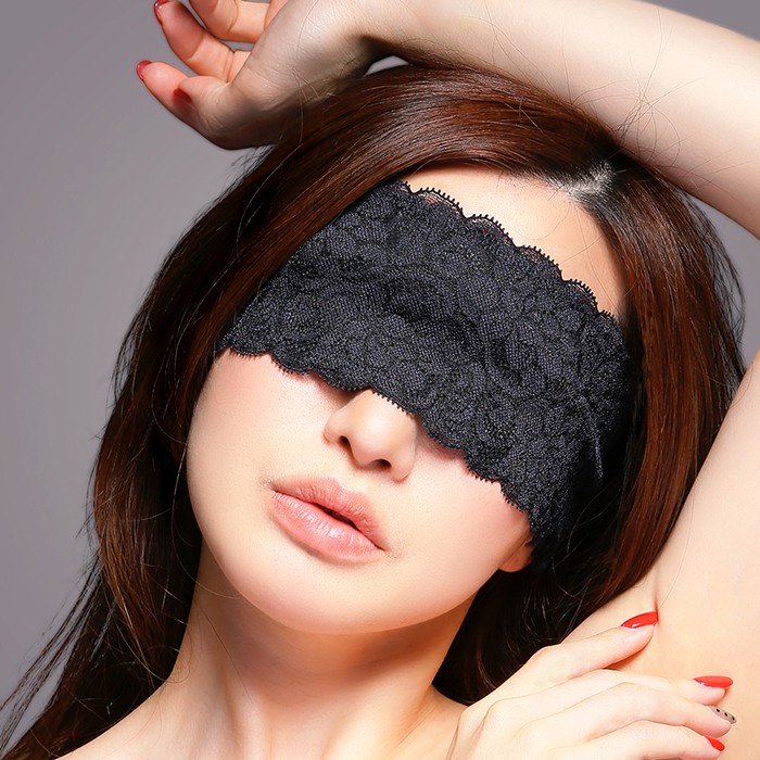 극세사 레이스장식 아이마스크 설명