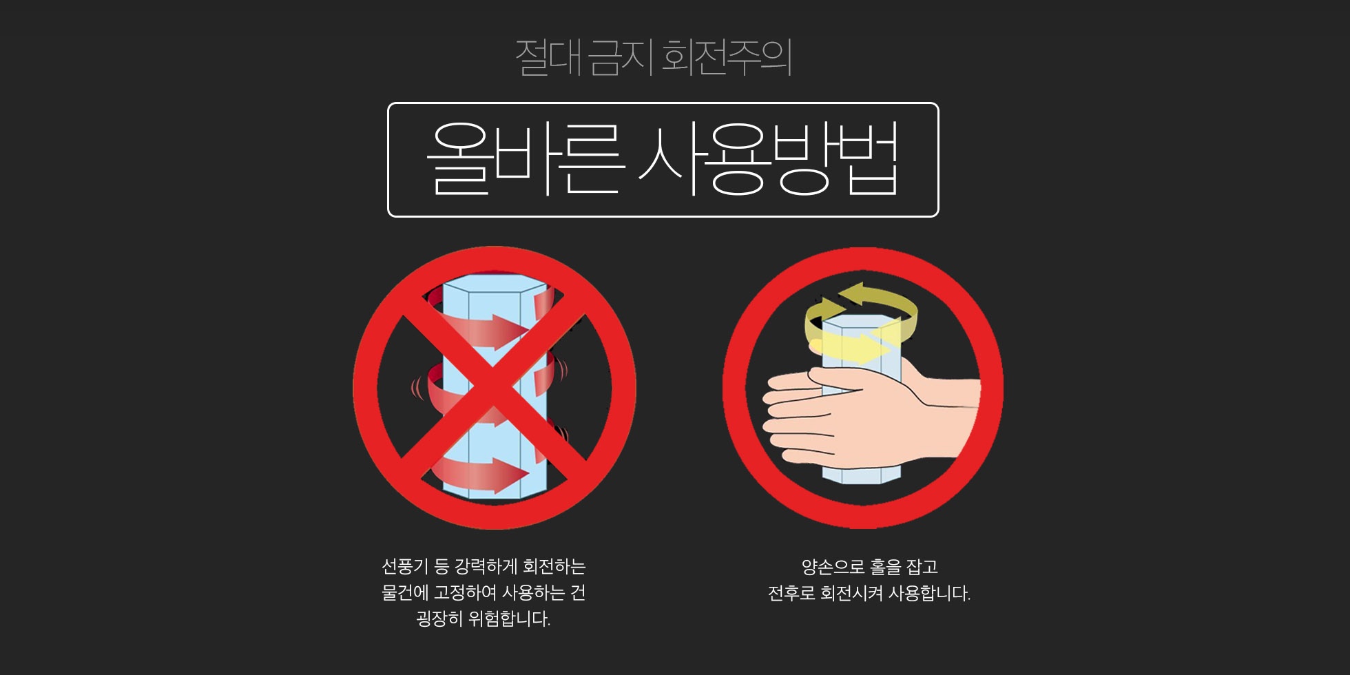 회전주의! 설명