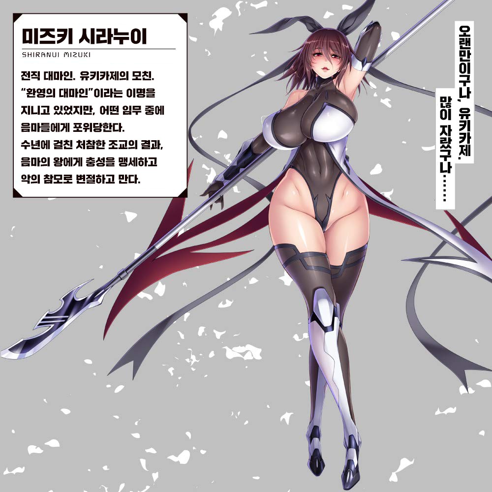 대마인 시라누이 요염 미망인 홀 설명