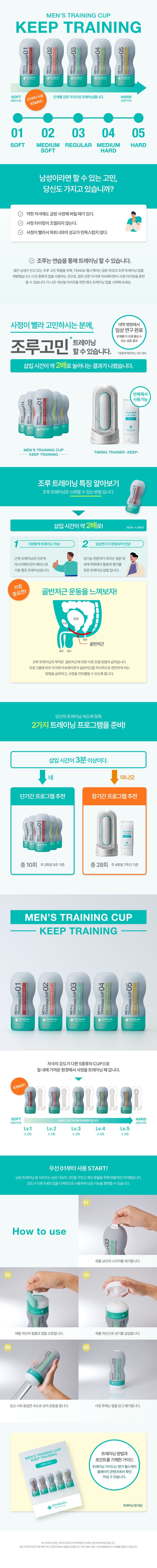 텐가 멘즈 트레이닝 컵 킵 트레이닝 02 설명