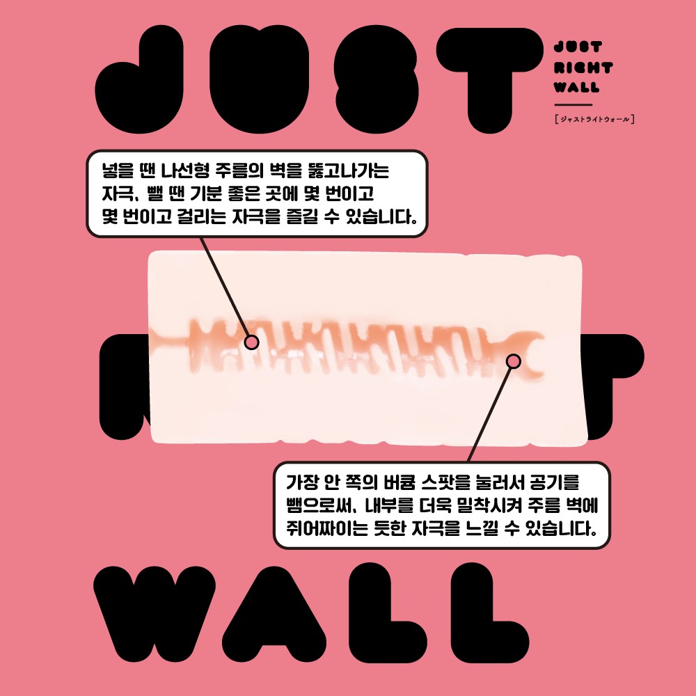 JUST RIGHT WALL 설명