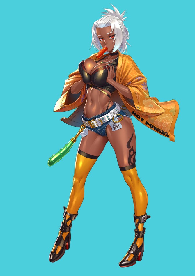 태닝가슴 치치야케타 설명