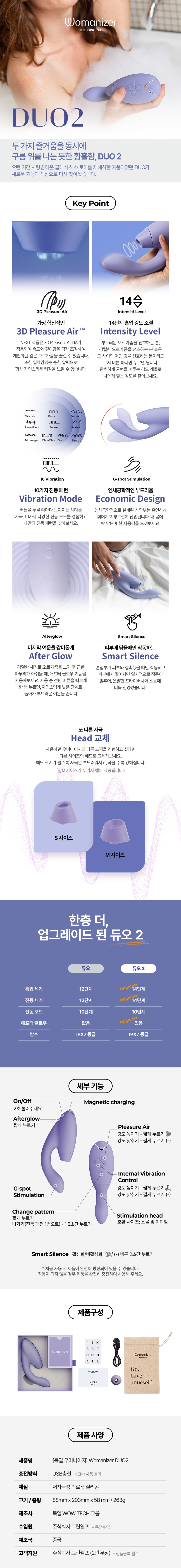 우머나이저 듀오 블랙 설명