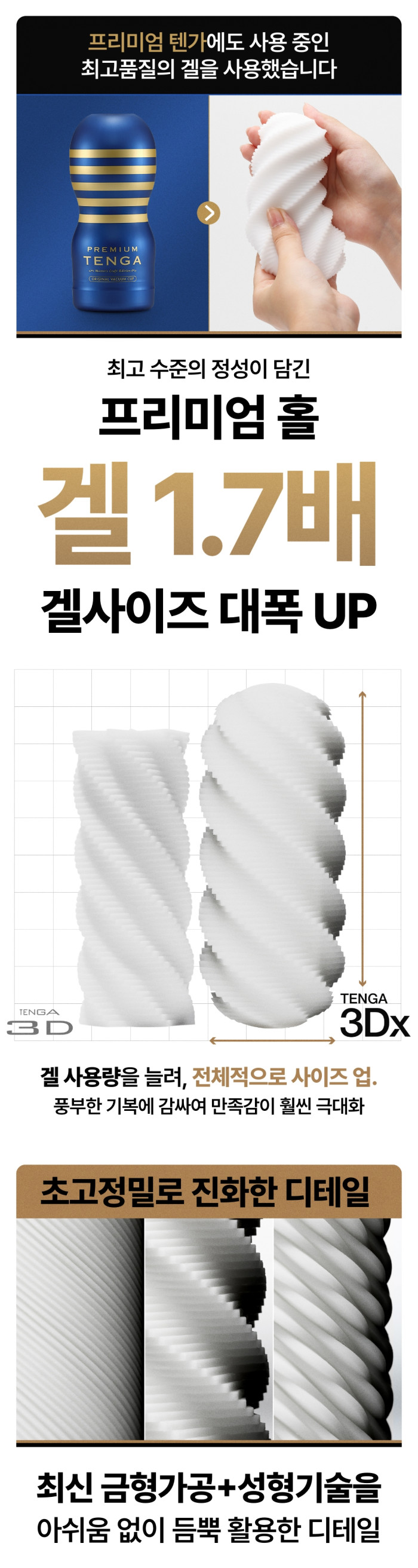 텐가 3Dx 스파이럴 설명