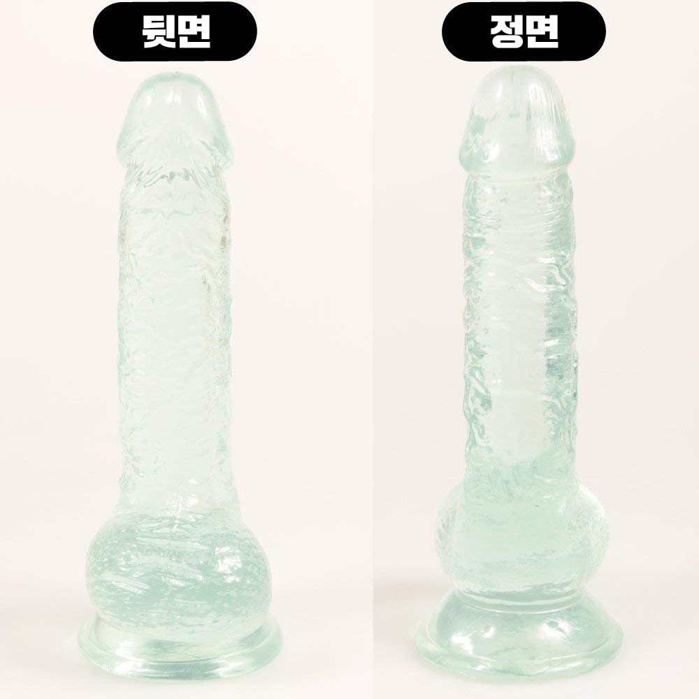 말랑말랑 리얼 클리어 딜도 12cm 설명