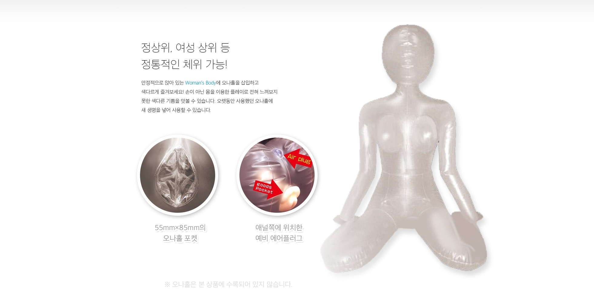 우먼즈 바디 Woman's Body 설명